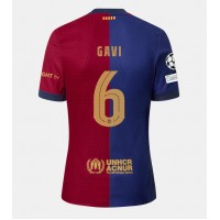 Camisa de Futebol Barcelona Paez Gavi #6 Equipamento Principal 2024-25 Manga Curta